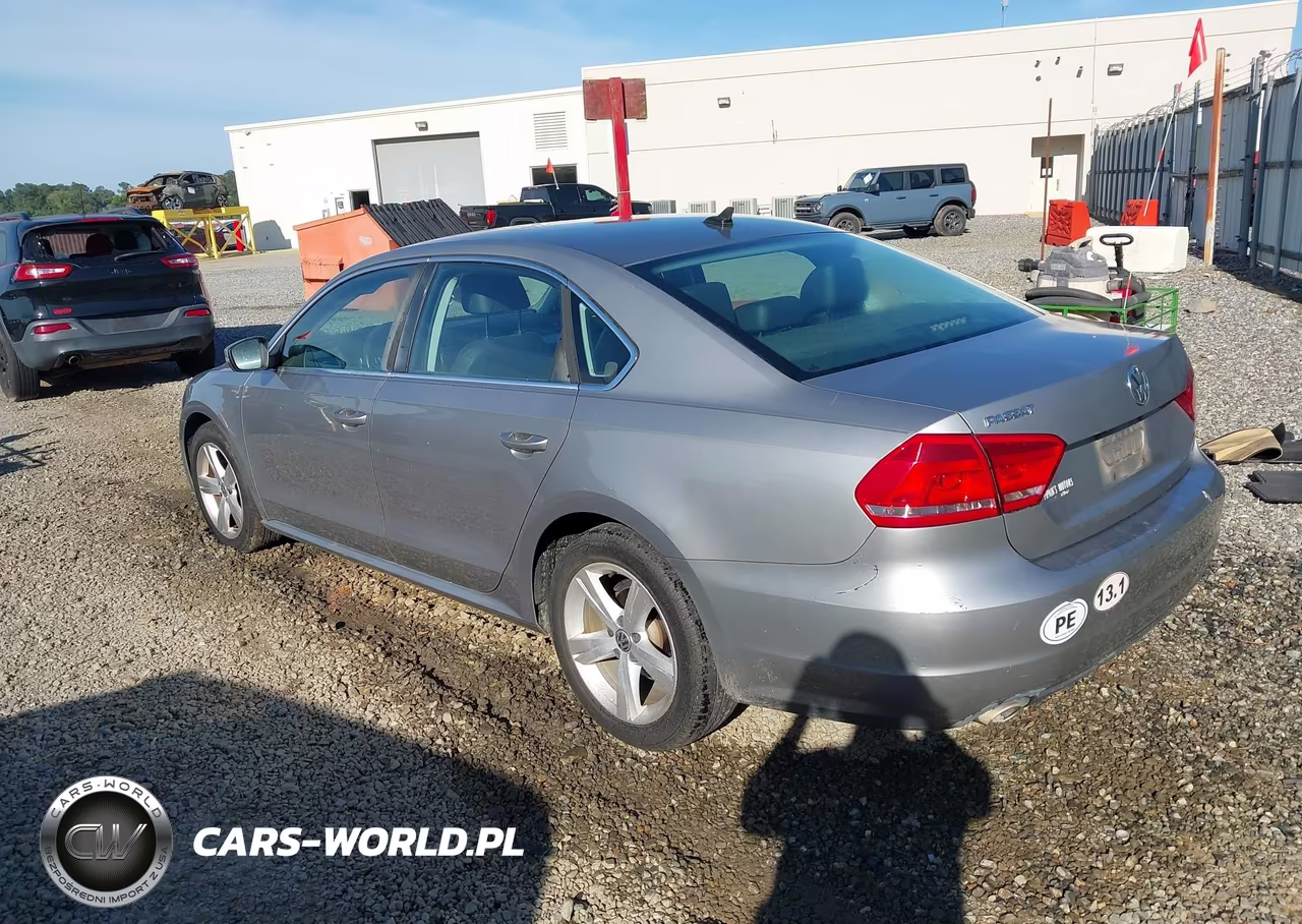 2013 Volkswagen Passat 2.5L Se VIN:1VWBH7A35DC020295 - 3