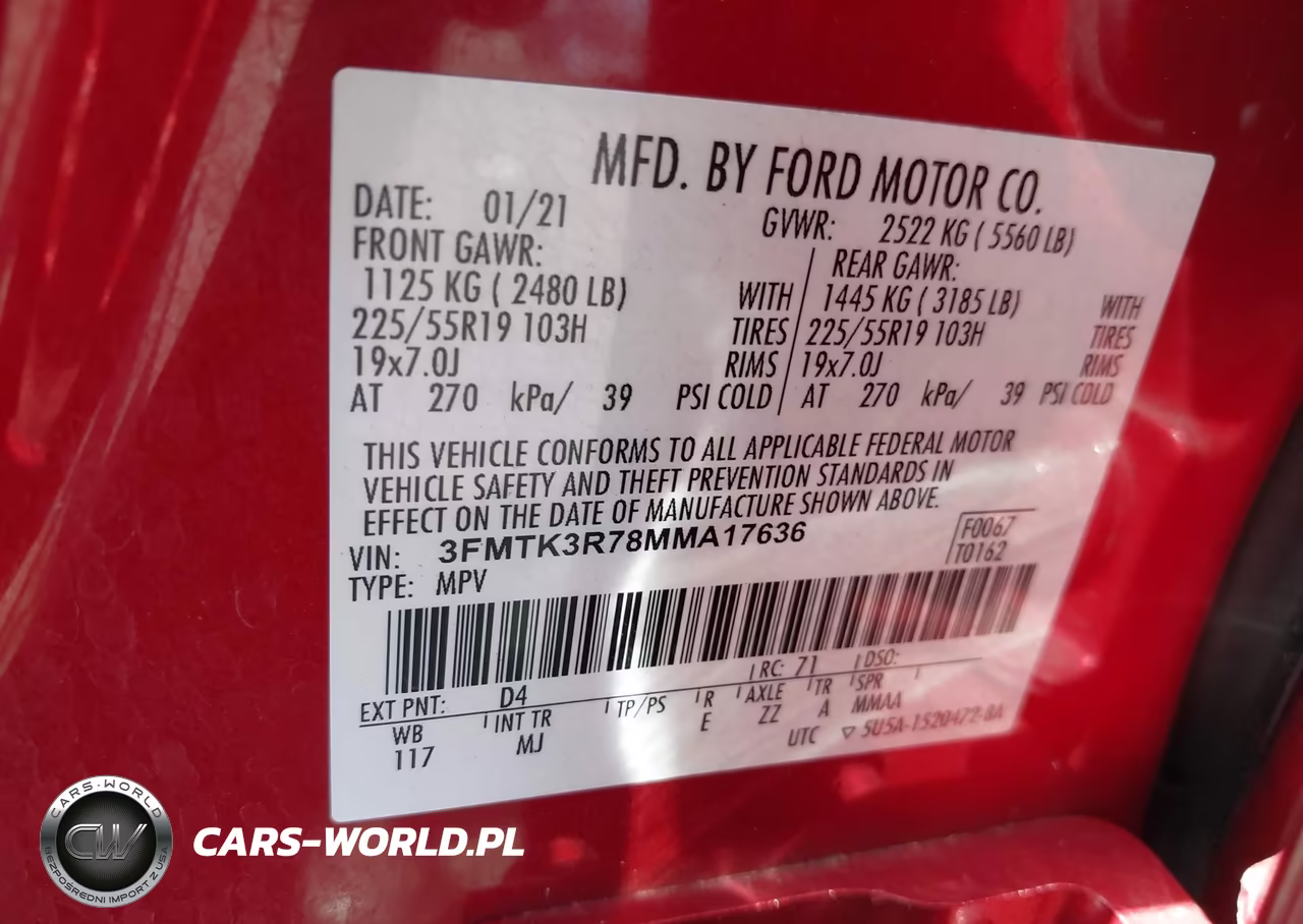 2021 Ford Mustang Mach-E Premium VIN:3FMTK3R78MMA17636 - 9