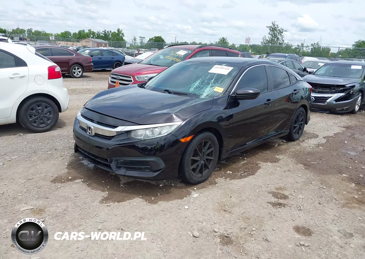 2016 Honda Civic Lx VIN:19XFC2F58GE092217 - 2