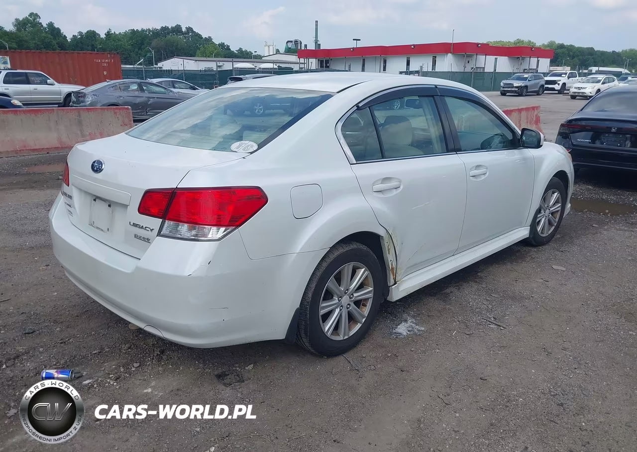 2011 Subaru Legacy 2.5I Premium VIN:4S3BMBC64B3259679 - 4