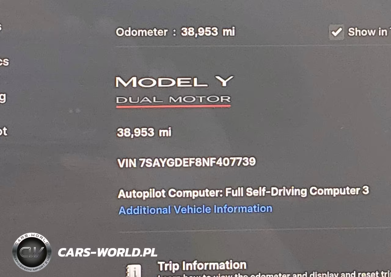 2022 Tesla Model Y Performance Dual Motor All-Wheel Drive VIN:7SAYGDEF8NF407739 - 16