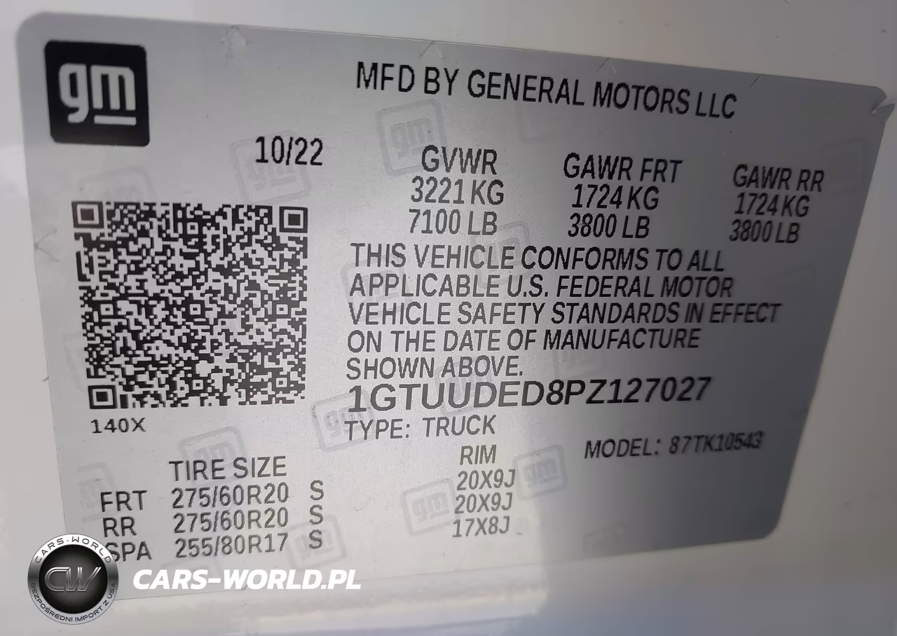 2023 GMC Sierra 1500 4Wd Short Box Slt VIN:1GTUUDED8PZ127027 - 9
