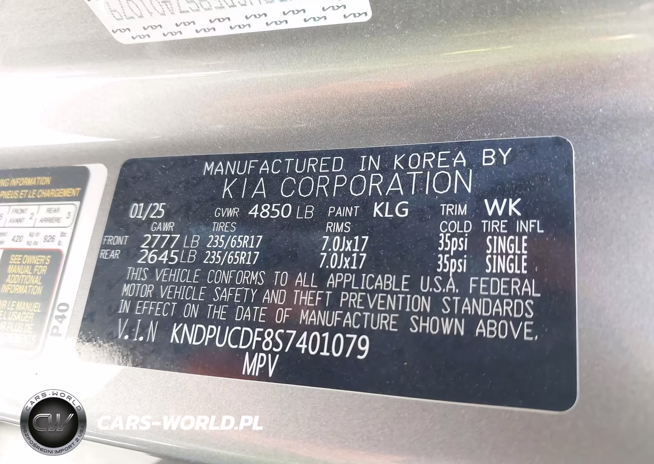 2025 Kia Sportage Lx VIN:KNDPUCDF8S7401079 - 9