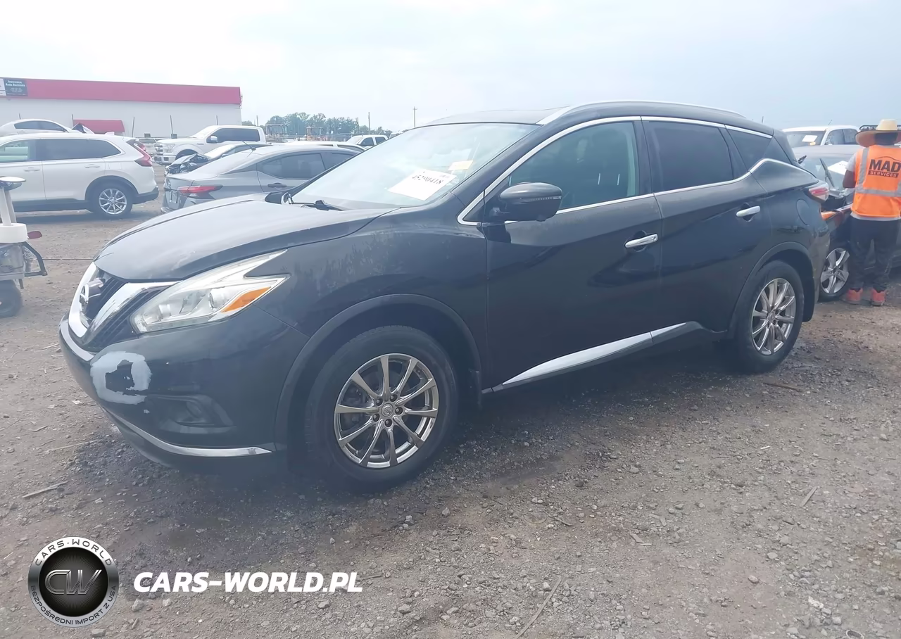 2017 Nissan Murano Sl VIN:5N1AZ2MH6HN204155 - 2