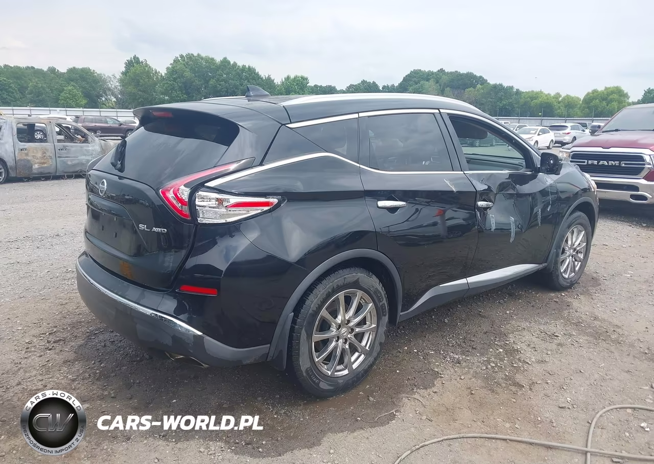 2017 Nissan Murano Sl VIN:5N1AZ2MH6HN204155 - 4