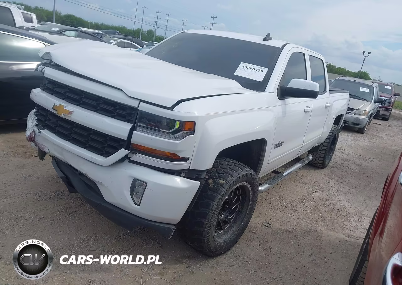 2018 Chevrolet Silverado 1500 1Lt VIN:3GCPCREC6JG434076 - 2