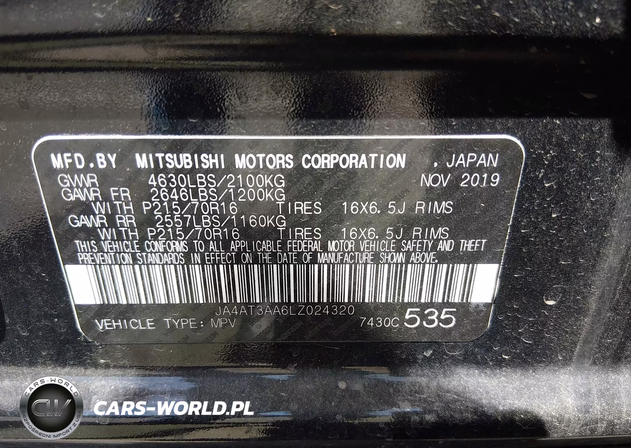2020 Mitsubishi Eclipse Cross Es 1.5T Awc VIN:JA4AT3AA6LZ024320 - 9