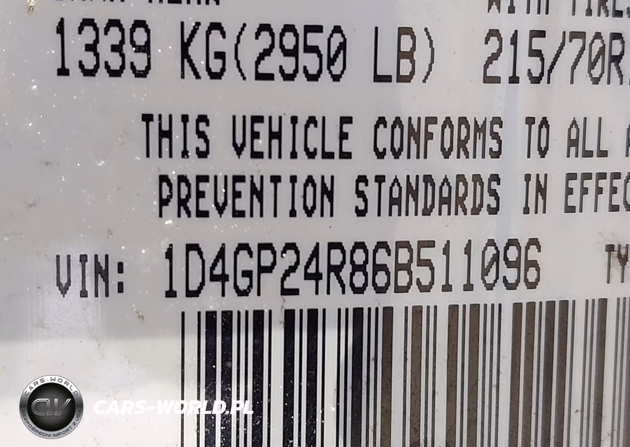 2006 Dodge Grand Caravan Se VIN:1D4GP24R86B511096 - 9