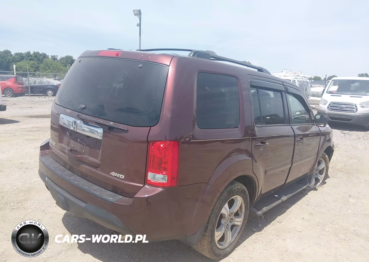 2013 Honda Pilot Ex-L VIN:5FNYF4H75DB066481 - 4