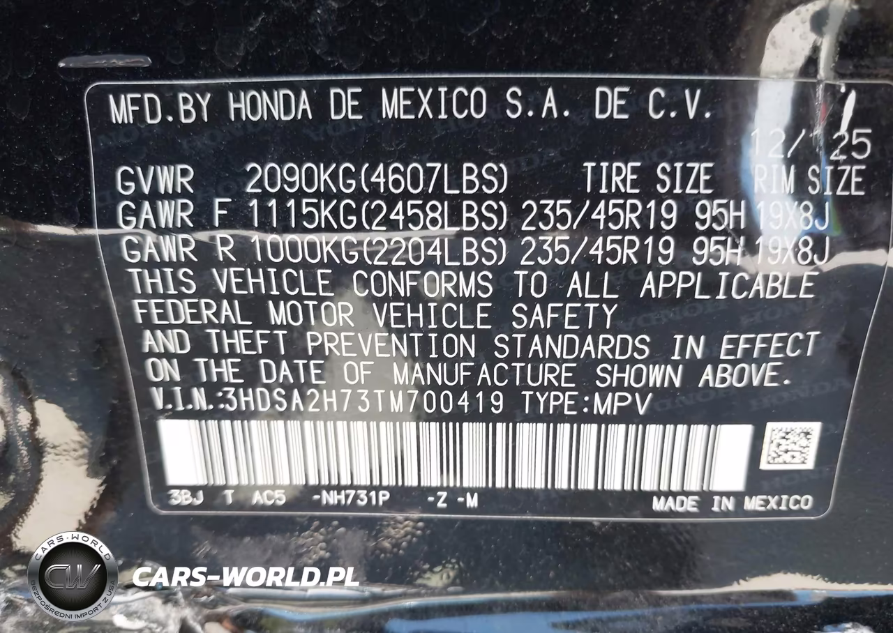 2026 Acura Adx A-Spec With Advance VIN:3HDSA2H73TM700419 - 9