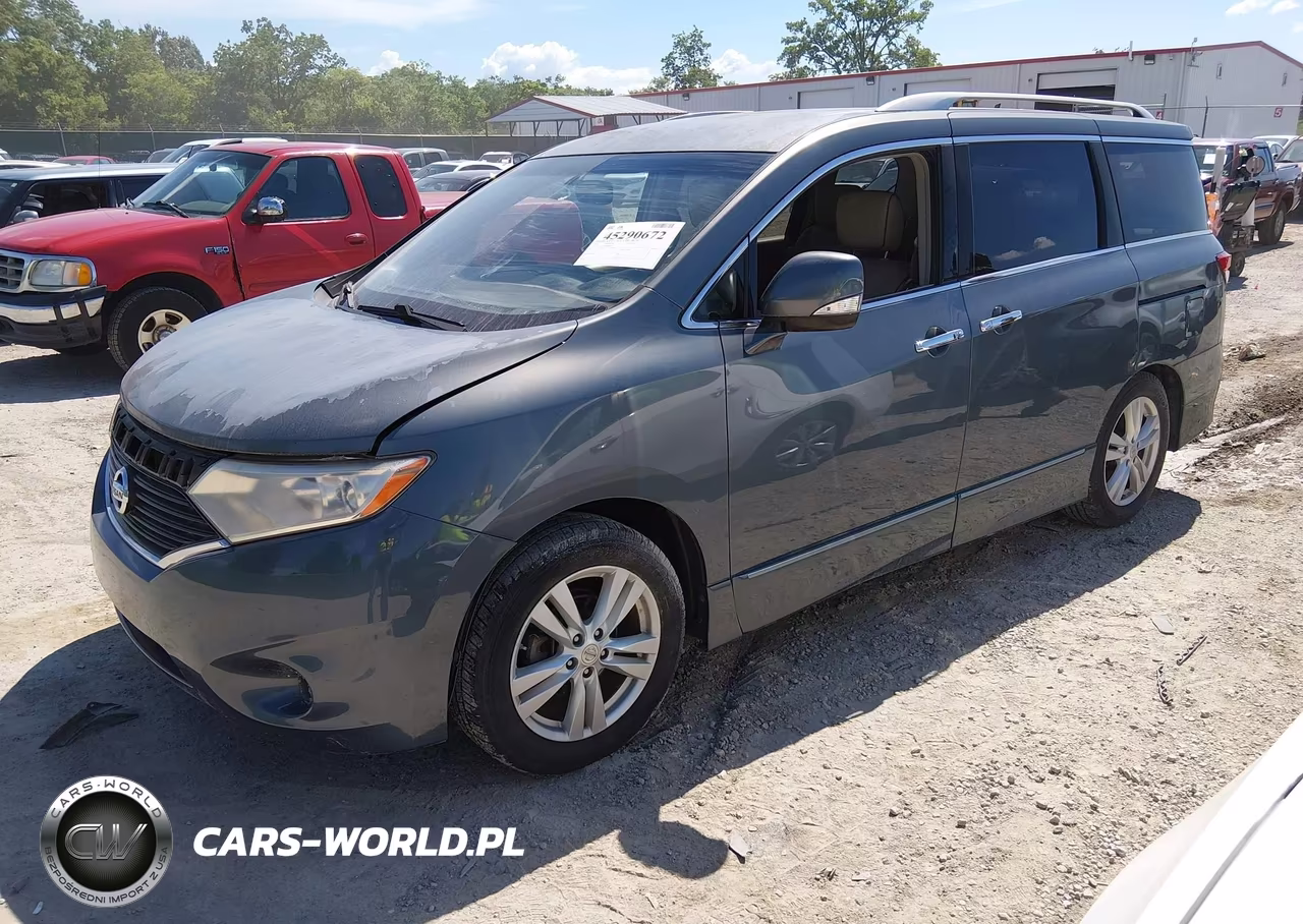 2011 Nissan Quest Sl VIN:JN8AE2KP7B9005484 - 2