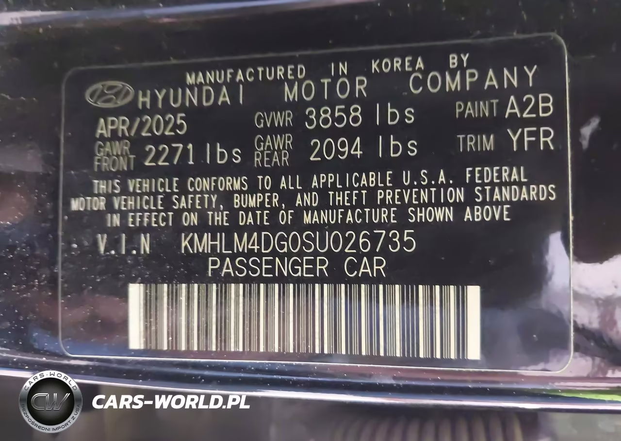 2025 Hyundai Elantra Sel Sport VIN:KMHLM4DG0SU026735 - 9