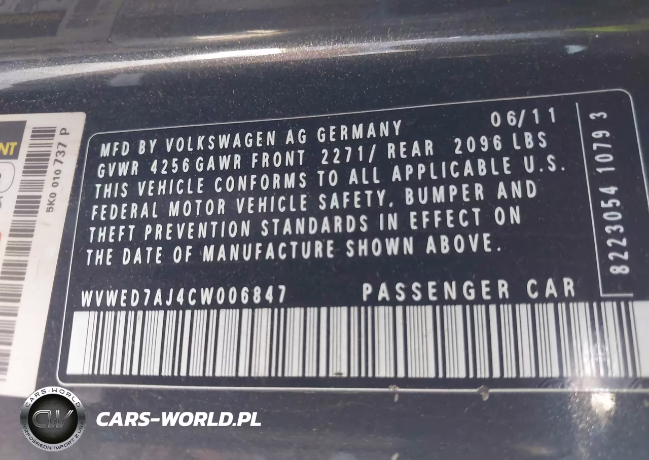 2012 Volkswagen Gti 2-Door VIN:WVWED7AJ4CW006847 - 9