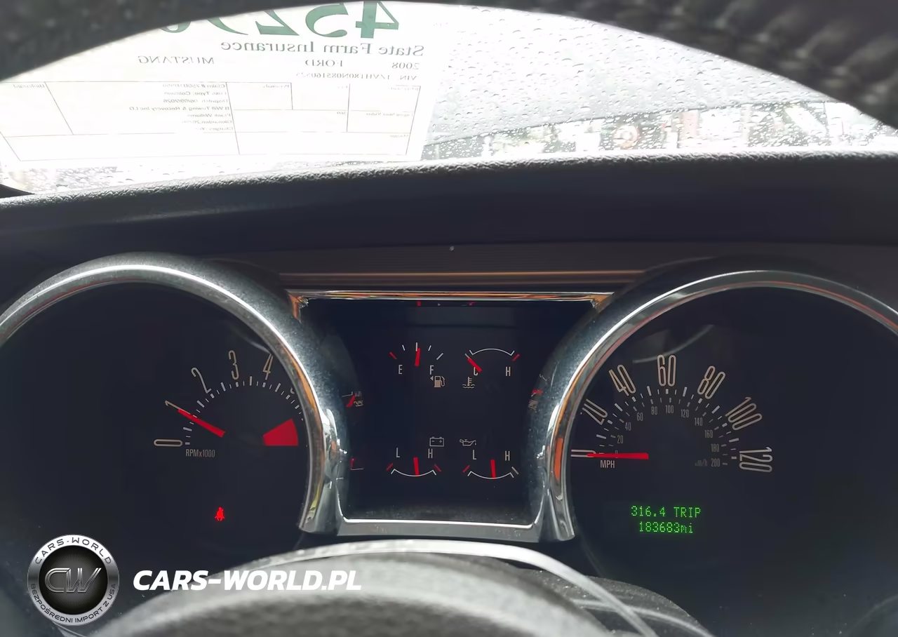 2008 Ford Mustang V6 Deluxe-V6 Premium VIN:1ZVHT80N085160525 - 7