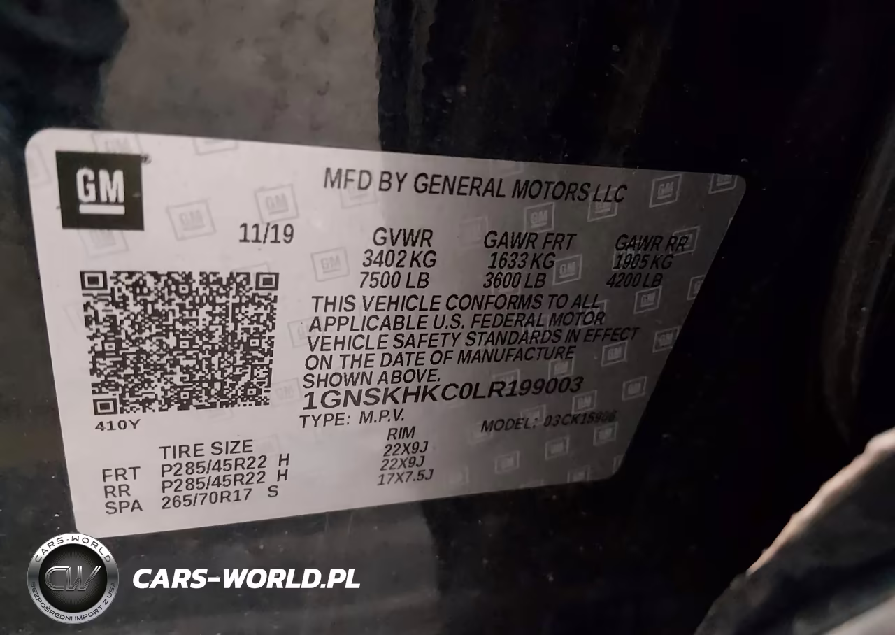 2020 Chevrolet Suburban 4Wd Lt VIN:1GNSKHKC0LR199003 - 9