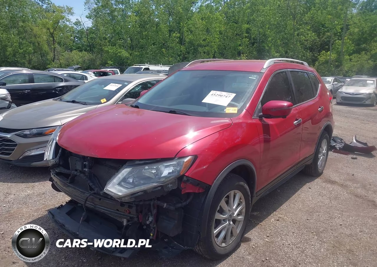 2017 Nissan Rogue Sv VIN:JN8AT2MVXHW281122 - 2