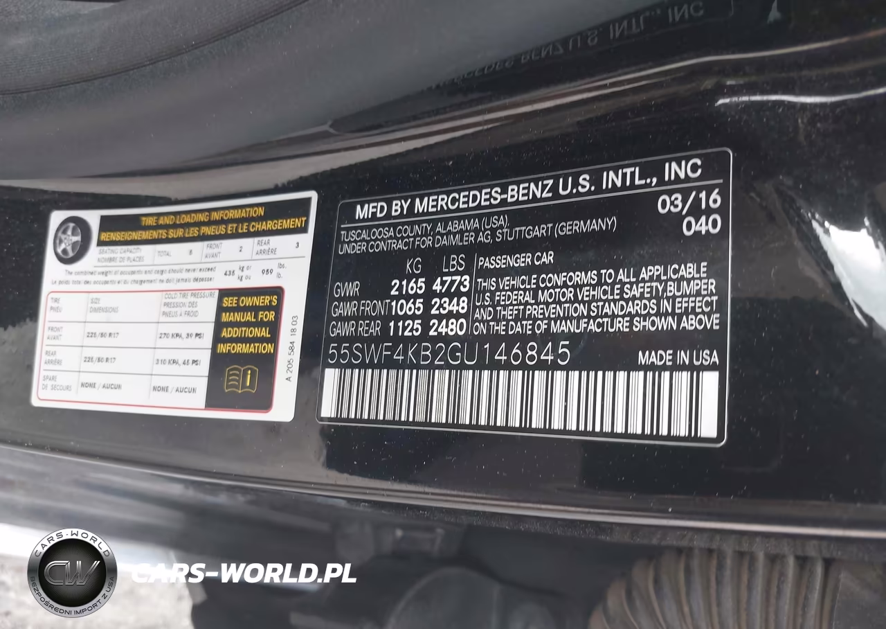 2016 Mercedes-Benz C 300 4Matic VIN:55SWF4KB2GU146845 - 9