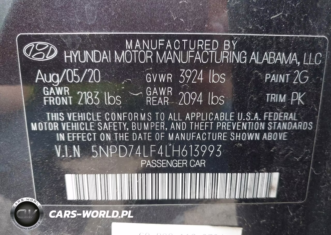 2020 Hyundai Elantra Se VIN:5NPD74LF4LH613993 - 9