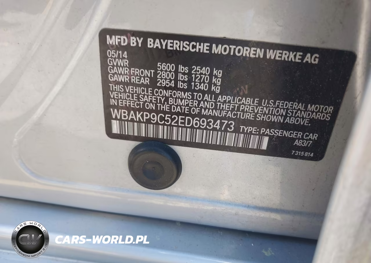 2014 BMW 550I xDrive VIN:WBAKP9C52ED693473 - 9