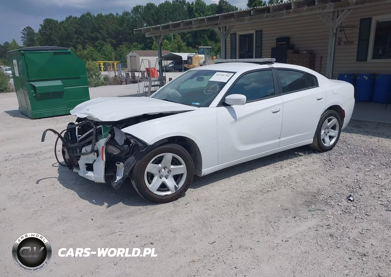 2018 Dodge Charger Police Rwd VIN:2C3CDXAT8JH163211 - 2