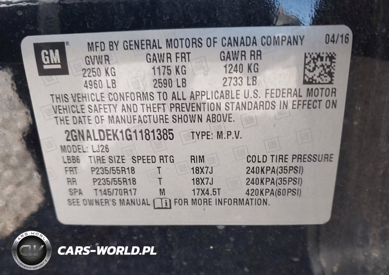 2016 Chevrolet Equinox Ltz VIN:2GNALDEK1G1181385 - 9