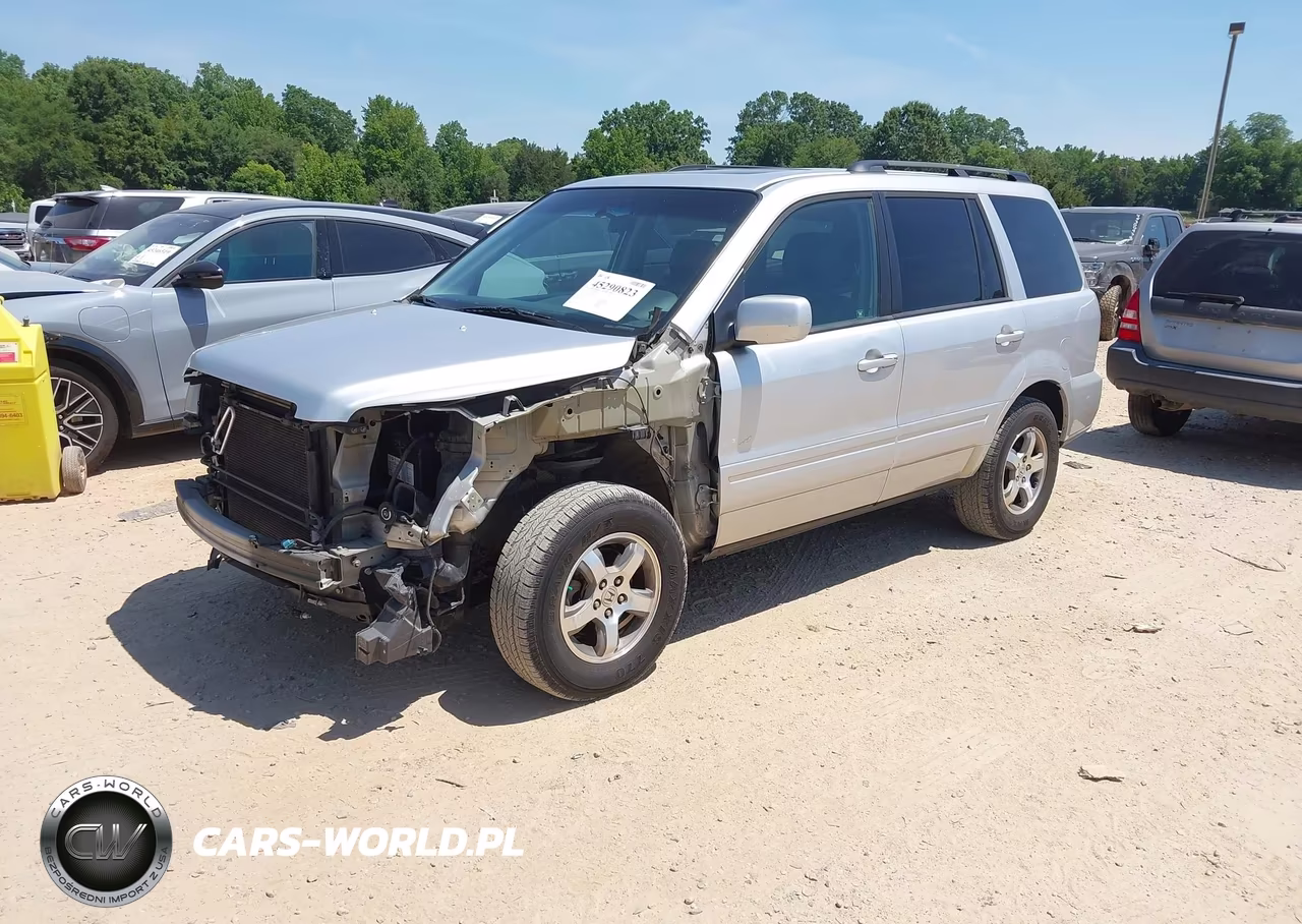 2007 Honda Pilot Ex-L VIN:5FNYF28787B031488 - 2