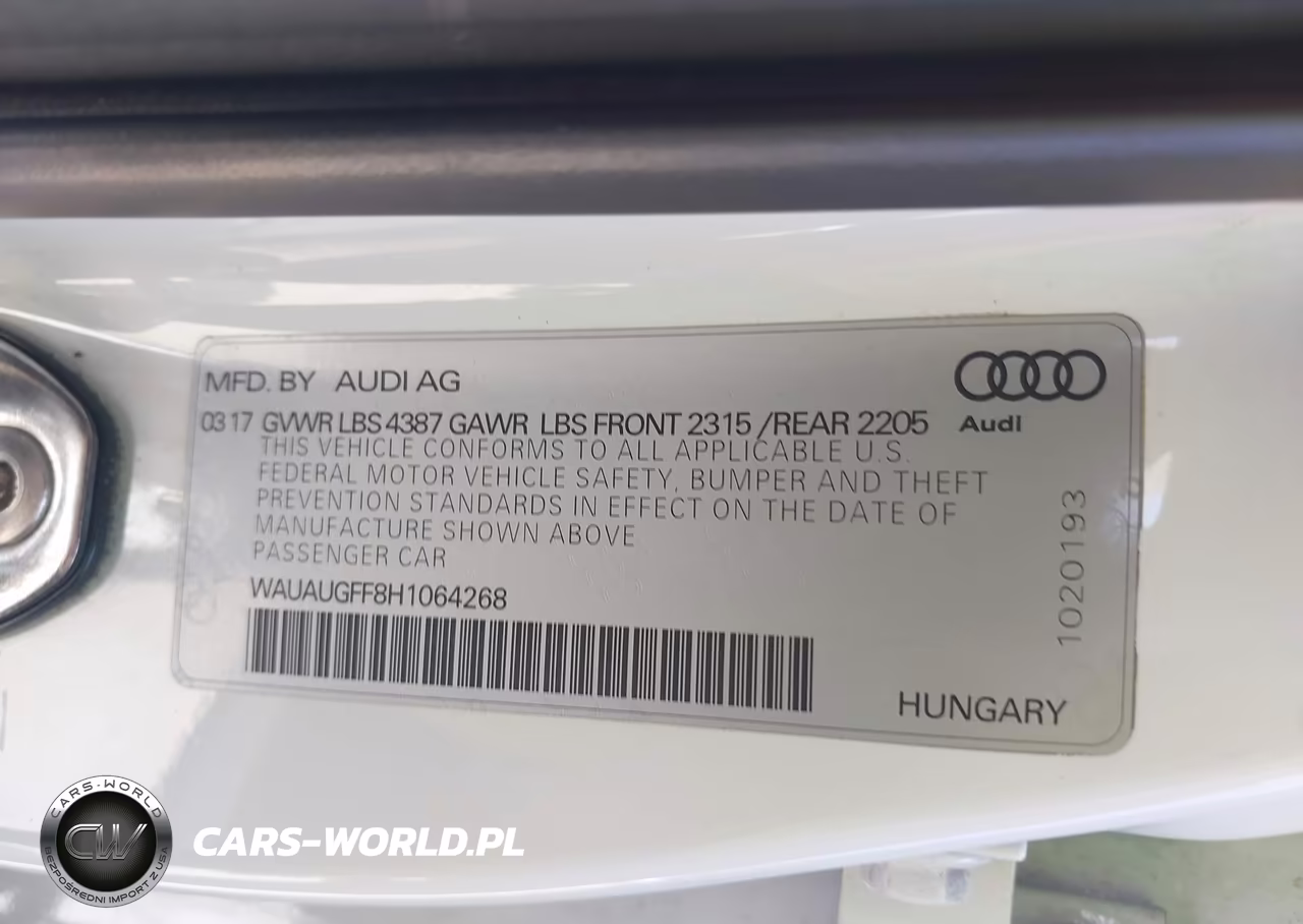 2017 Audi A3 2.0T Premium VIN:WAUAUGFF8H1064268 - 9
