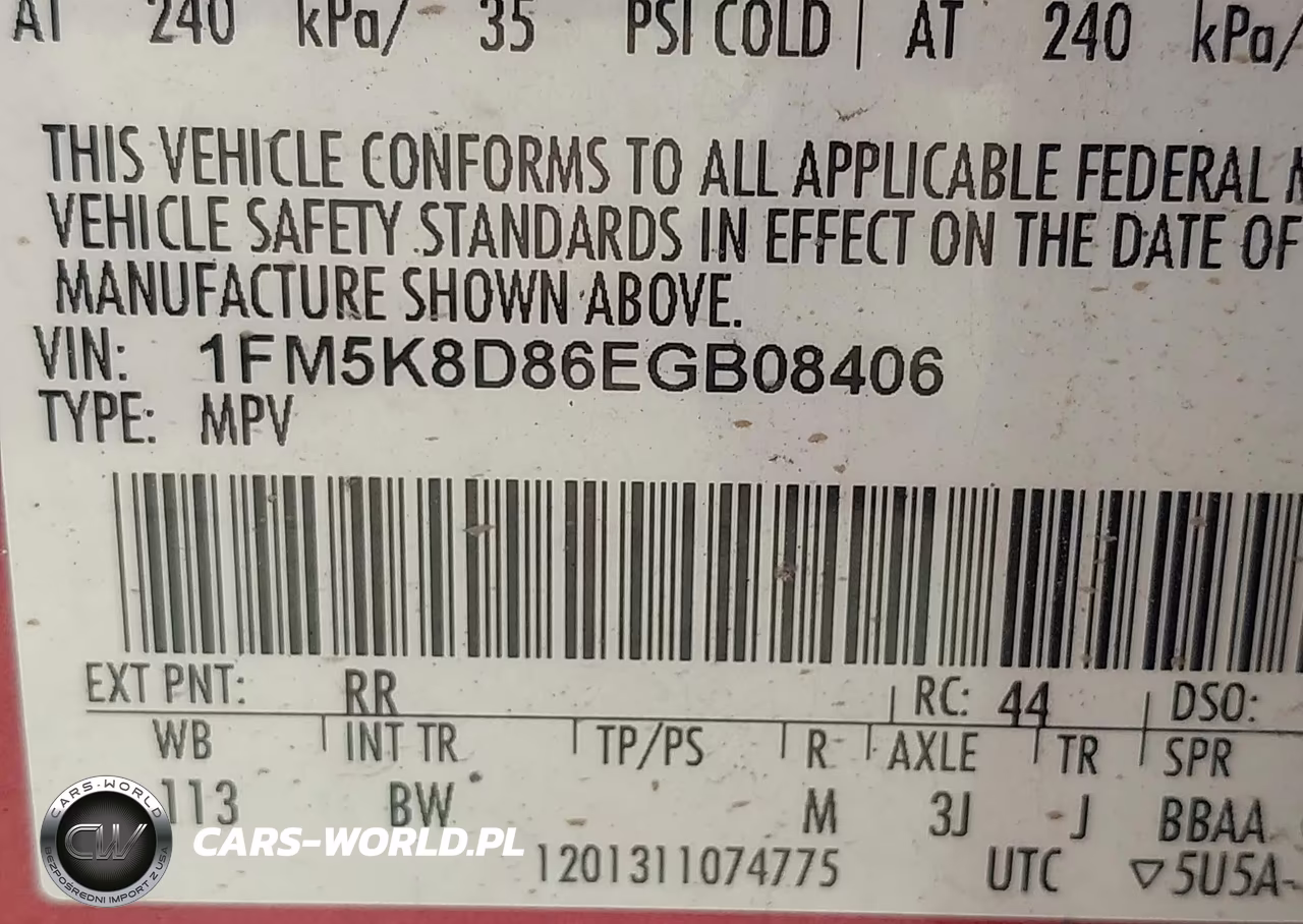 2014 Ford Explorer Xlt VIN:1FM5K8D86EGB08406 - 9