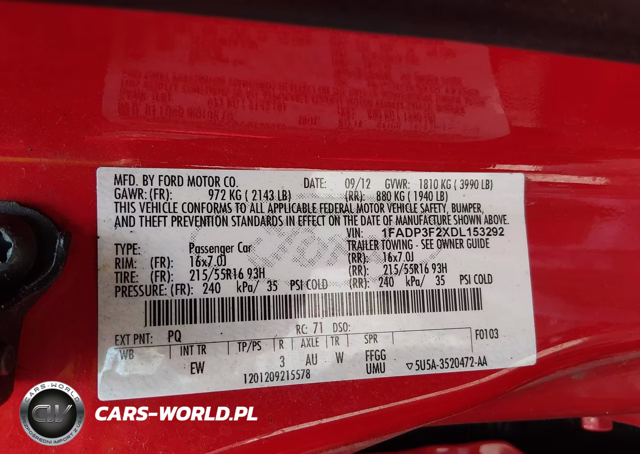 2013 Ford Focus Se VIN:1FADP3F2XDL153292 - 9