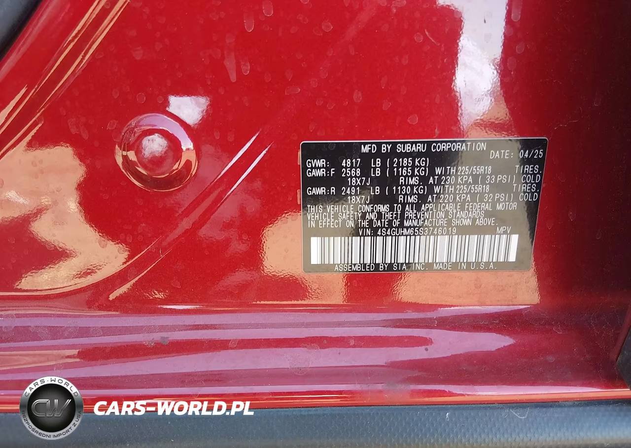 2025 Subaru Crosstrek Limited VIN:4S4GUHM65S3746019 - 9