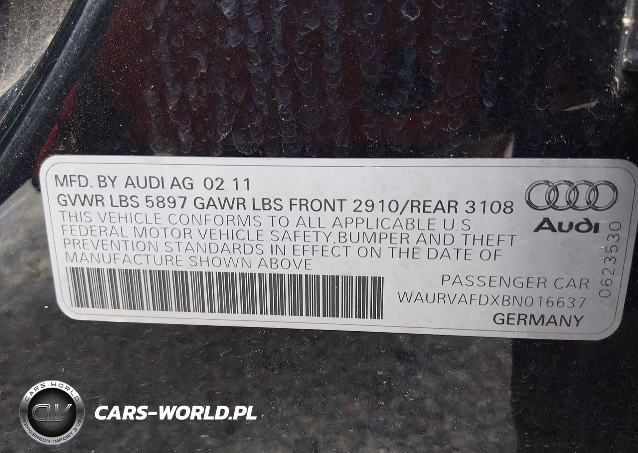 2011 Audi A8 L 4.2 VIN:WAURVAFDXBN016637 - 9