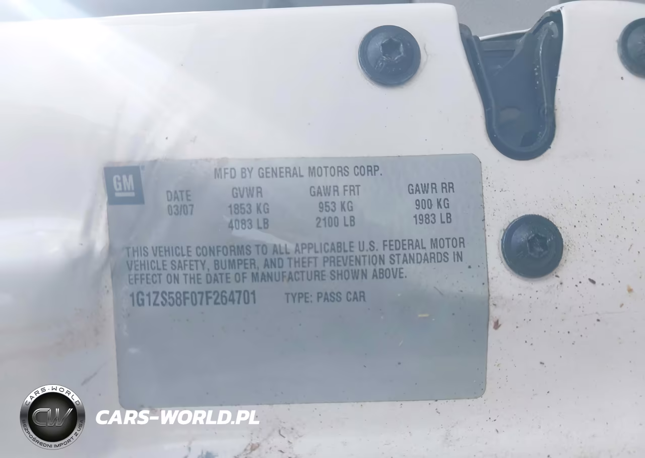 2007 Chevrolet Malibu Ls VIN:1G1ZS58F07F264701 - 9