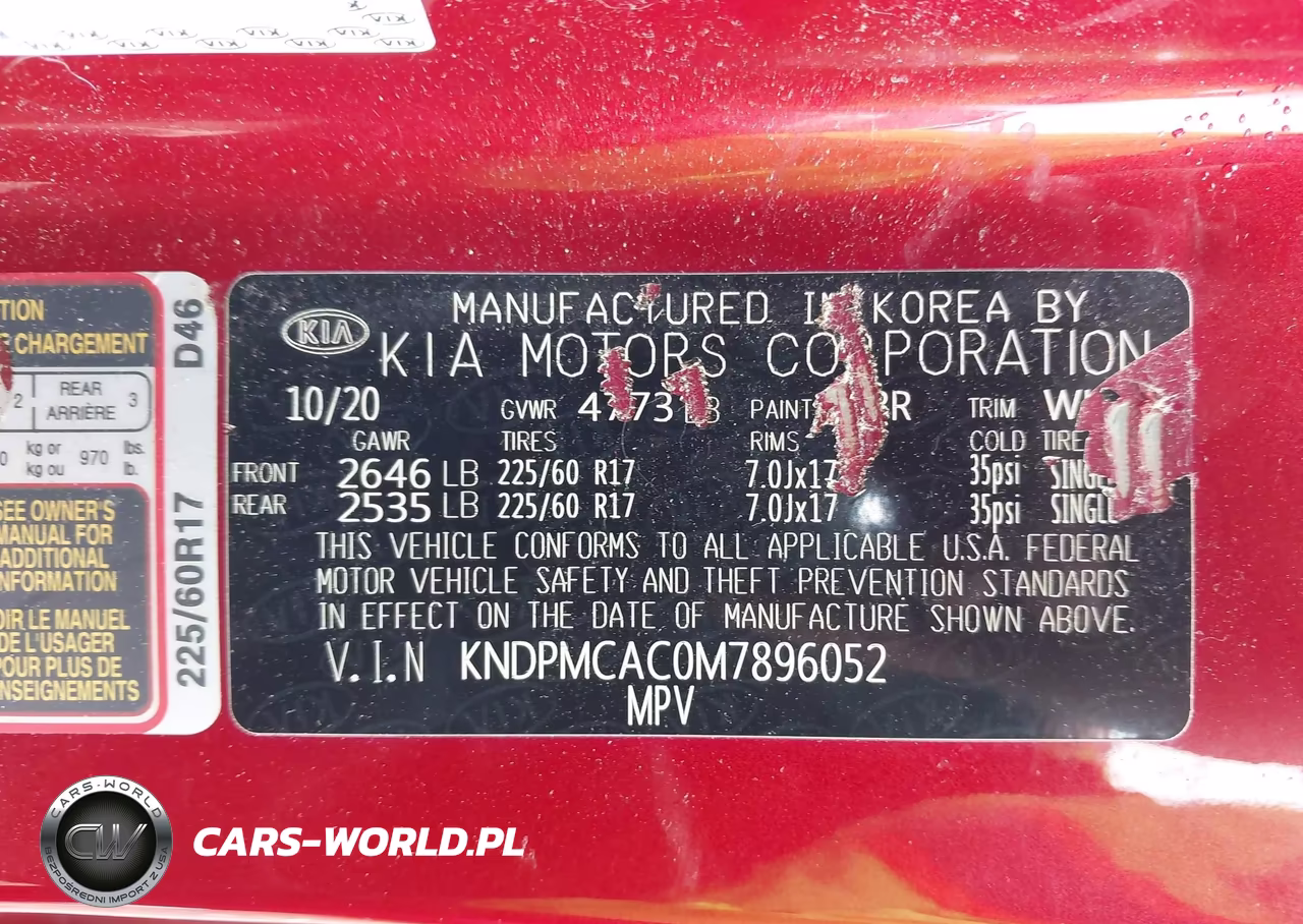 2021 Kia Sportage Lx VIN:KNDPMCAC0M7896052 - 9