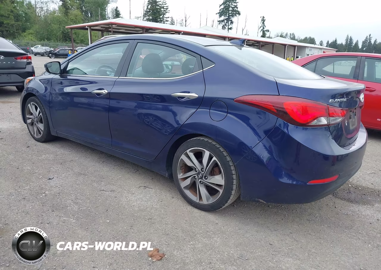 2014 Hyundai Elantra Limited VIN:5NPDH4AE6EH507958 - 3