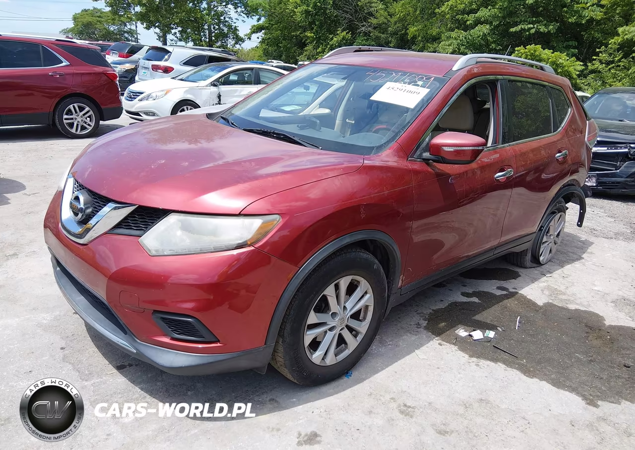 2015 Nissan Rogue Sv VIN:KNMAT2MT6FP563310 - 2