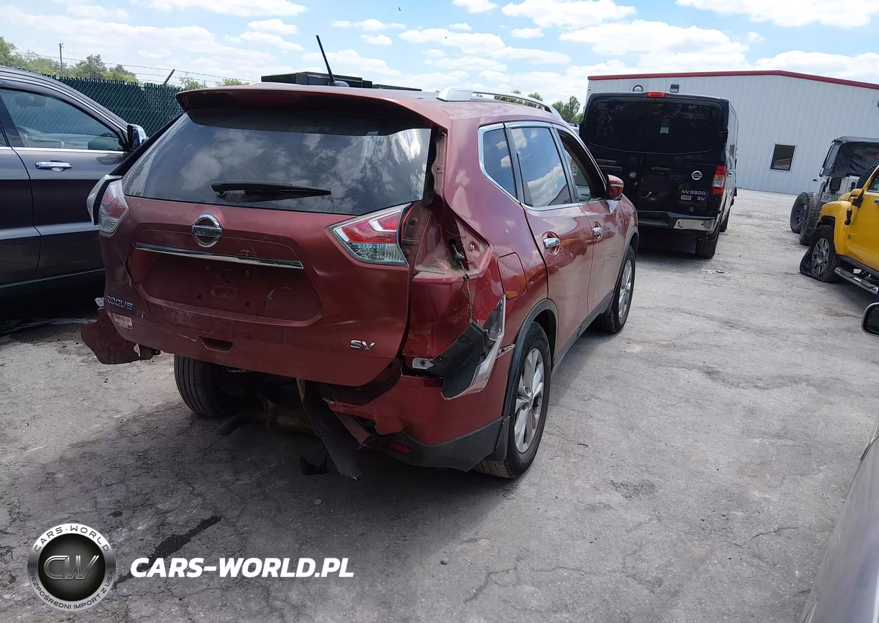 2015 Nissan Rogue Sv VIN:KNMAT2MT6FP563310 - 4