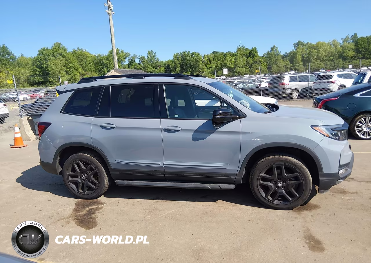 2024 Honda Passport Awd Black VIN:5FNYF8H88RB009764 - 14