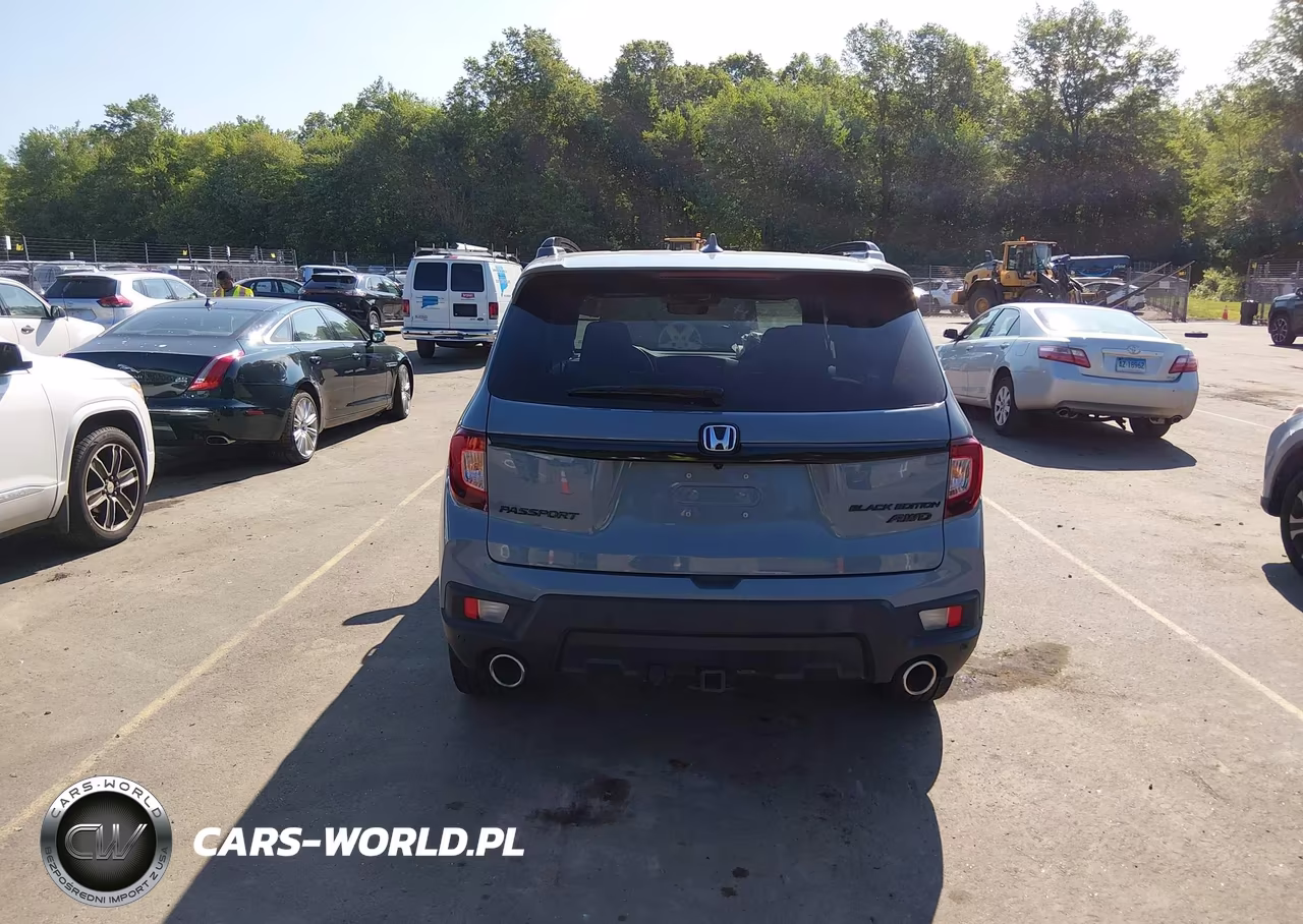 2024 Honda Passport Awd Black VIN:5FNYF8H88RB009764 - 17