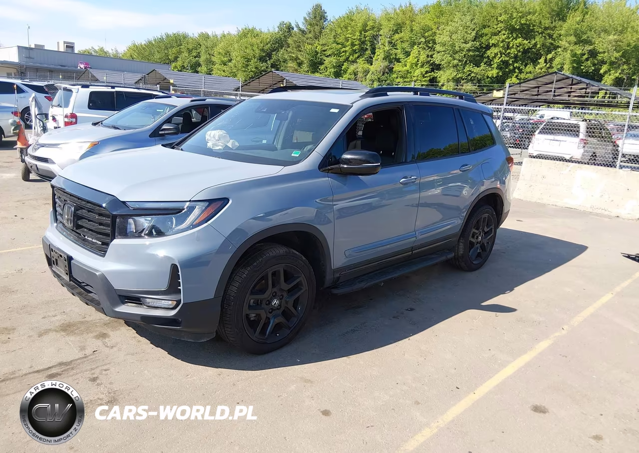 2024 Honda Passport Awd Black VIN:5FNYF8H88RB009764 - 2