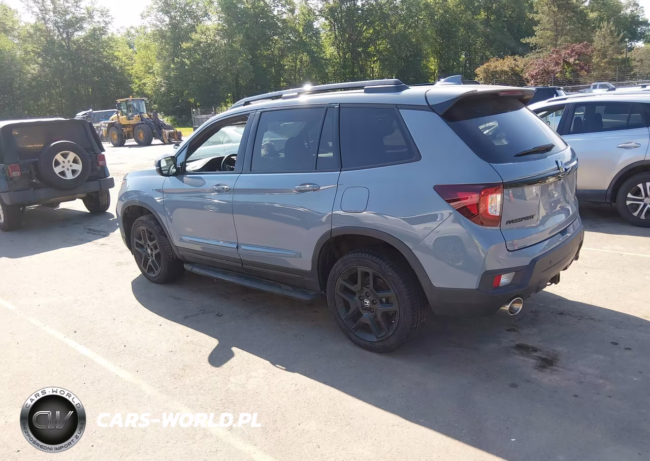 2024 Honda Passport Awd Black VIN:5FNYF8H88RB009764 - 3