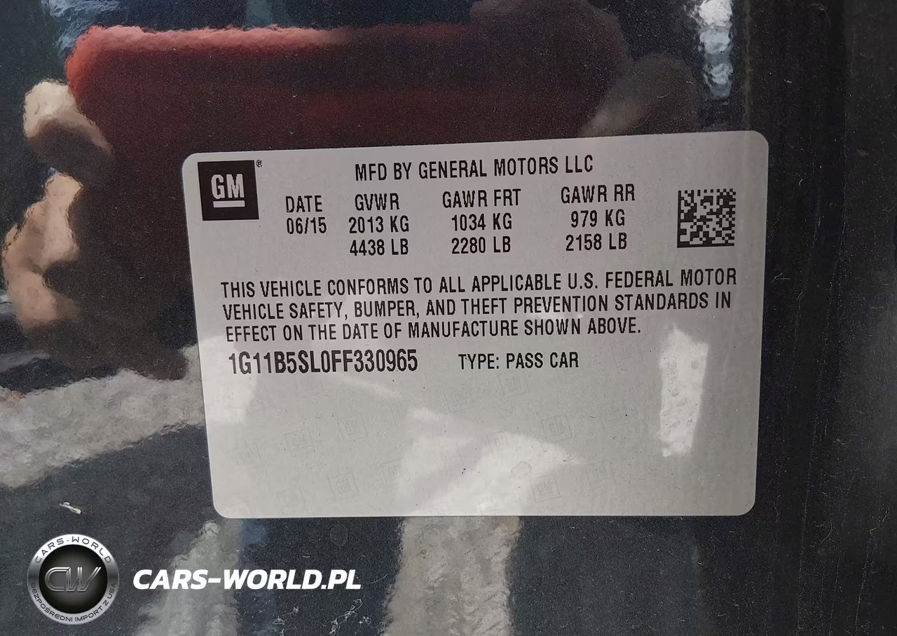 2015 Chevrolet Malibu Ls VIN:1G11B5SL0FF330965 - 9