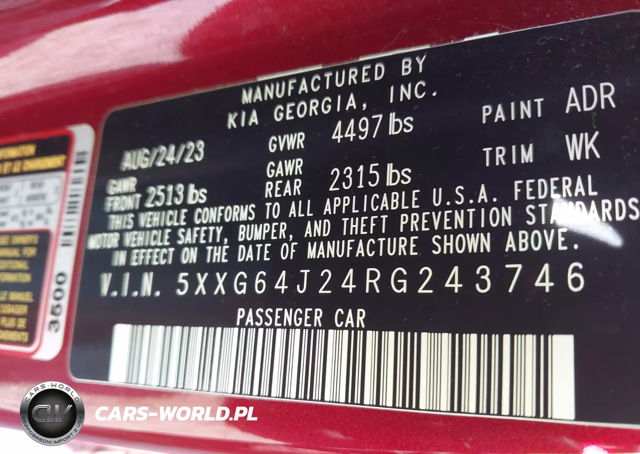 2024 Kia K5 Gt-Line VIN:5XXG64J24RG243746 - 9