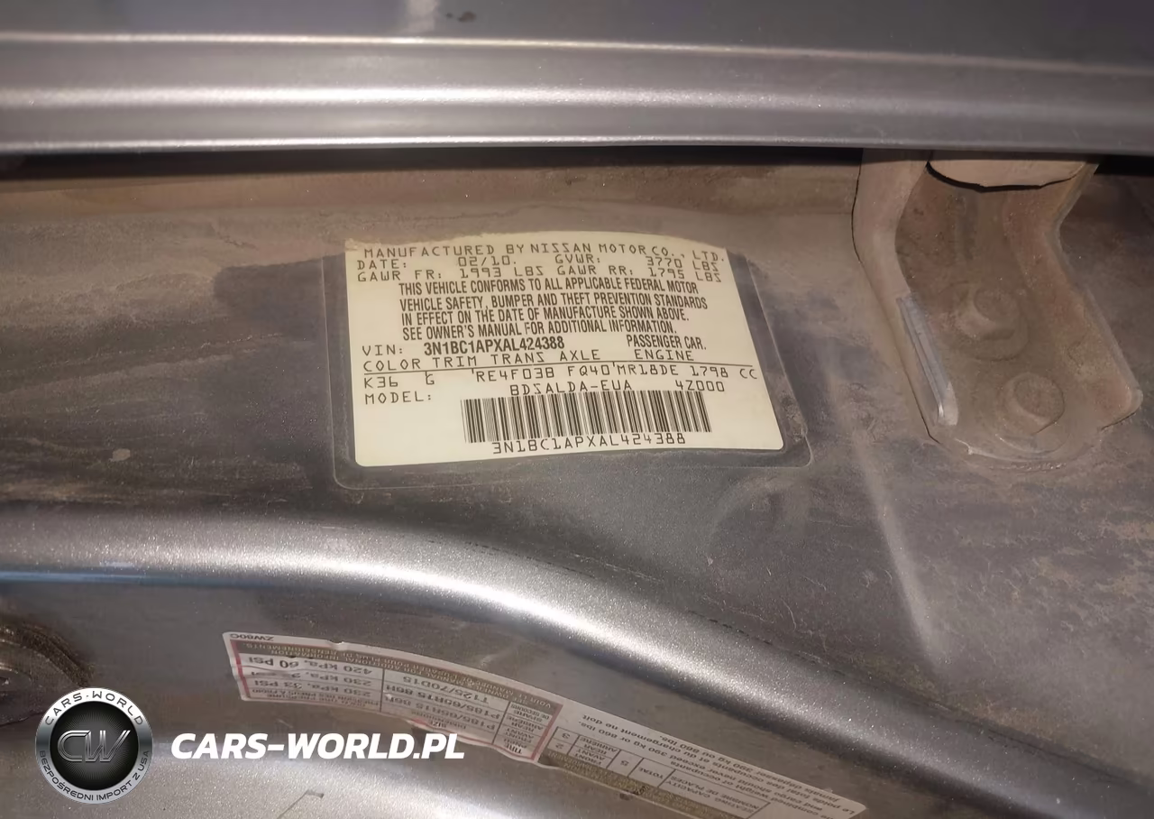 2010 Nissan Versa 1.8S VIN:3N1BC1APXAL424388 - 9