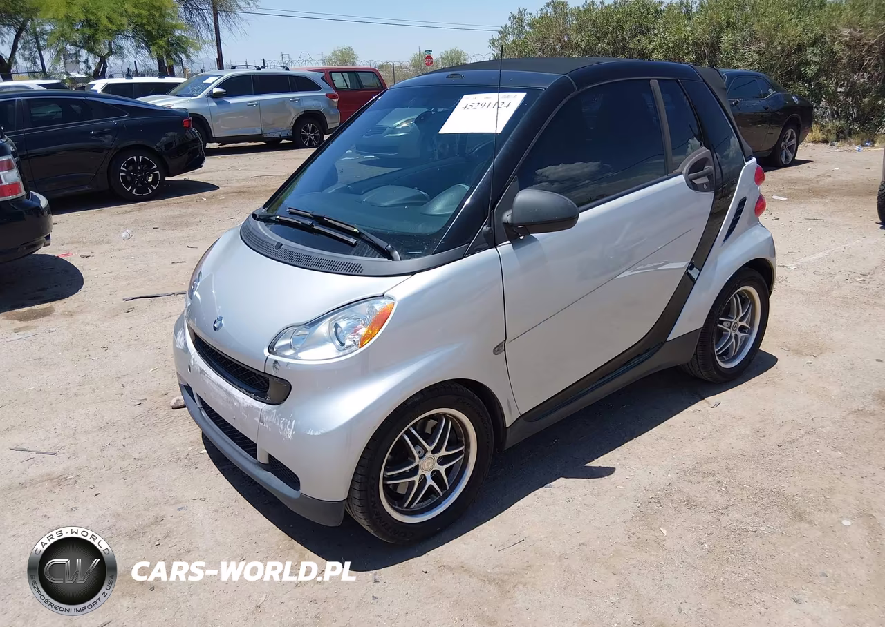 2008 Smart Fortwo Passion VIN:WMEEK31X28K131140 - 2