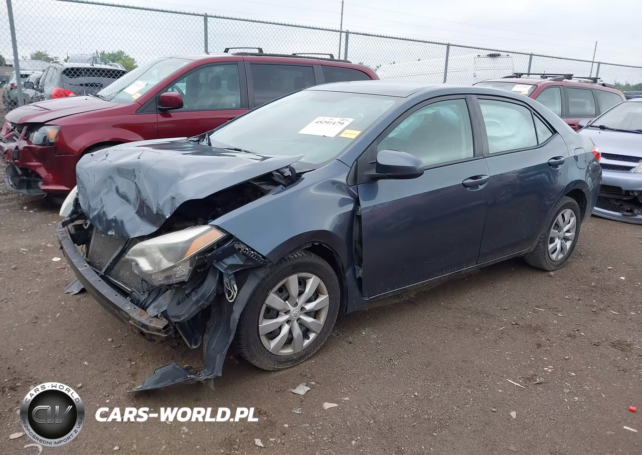 2015 Toyota Corolla Le VIN:2T1BURHE1FC366114 - 2