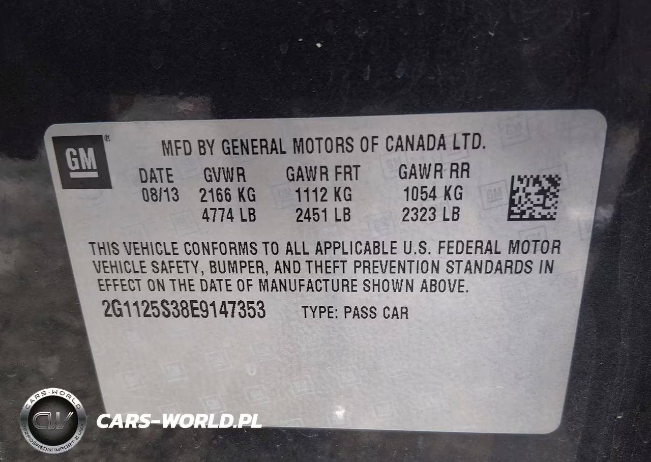 2014 Chevrolet Impala 2Lt VIN:2G1125S38E9147353 - 9