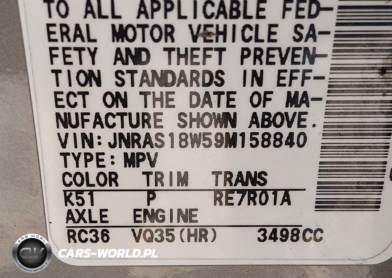 2009 Infiniti Fx35 VIN:JNRAS18W59M158840 - 9