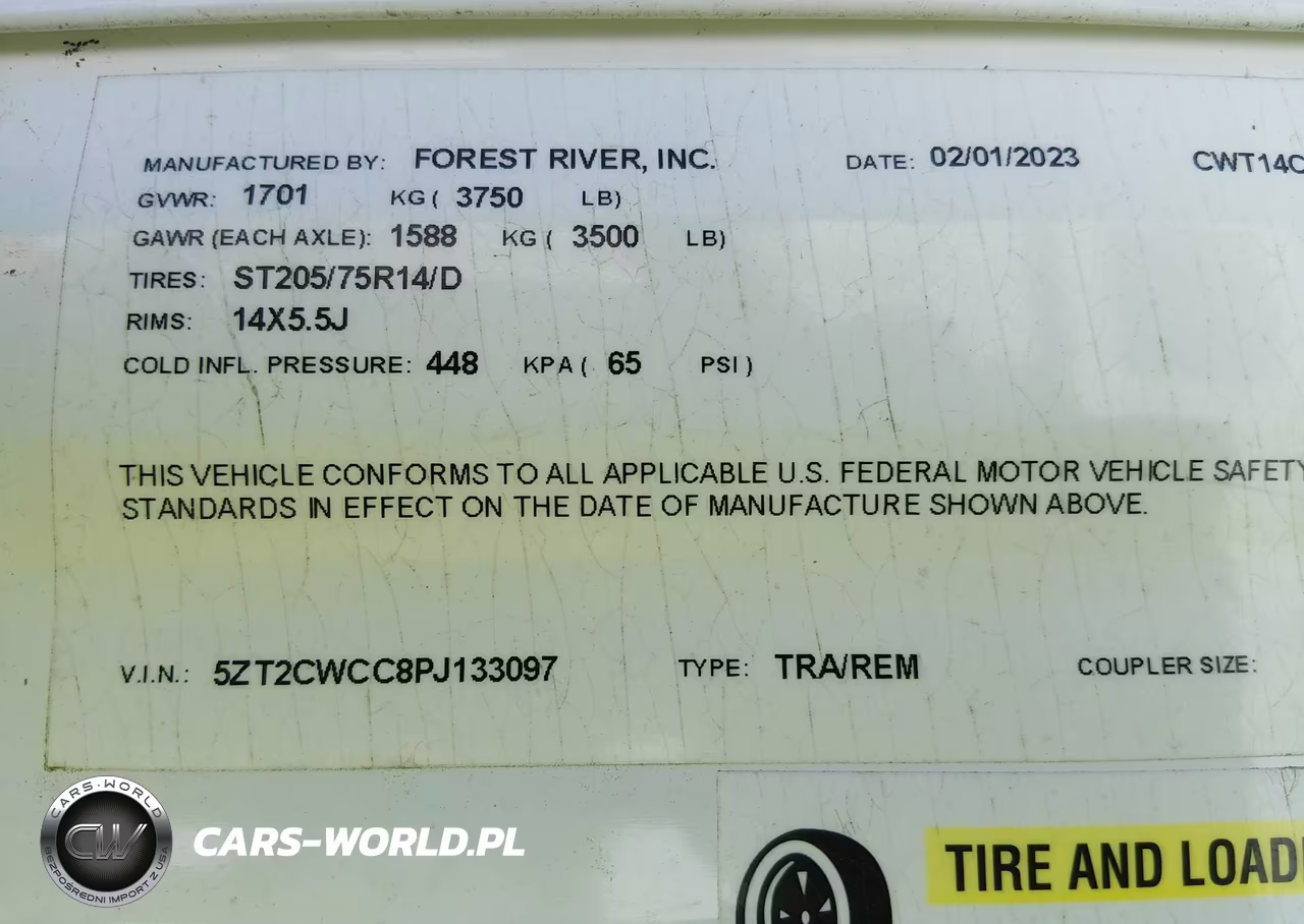 2023 Coac 14Cr VIN:5ZT2CWCC8PJ133097 - 9
