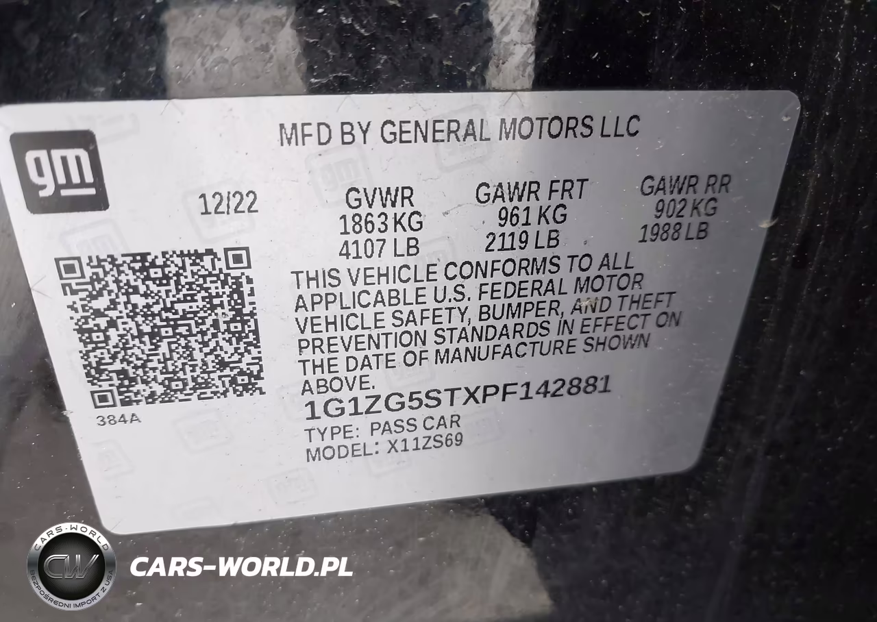 2023 Chevrolet Malibu Fwd Rs VIN:1G1ZG5STXPF142881 - 9