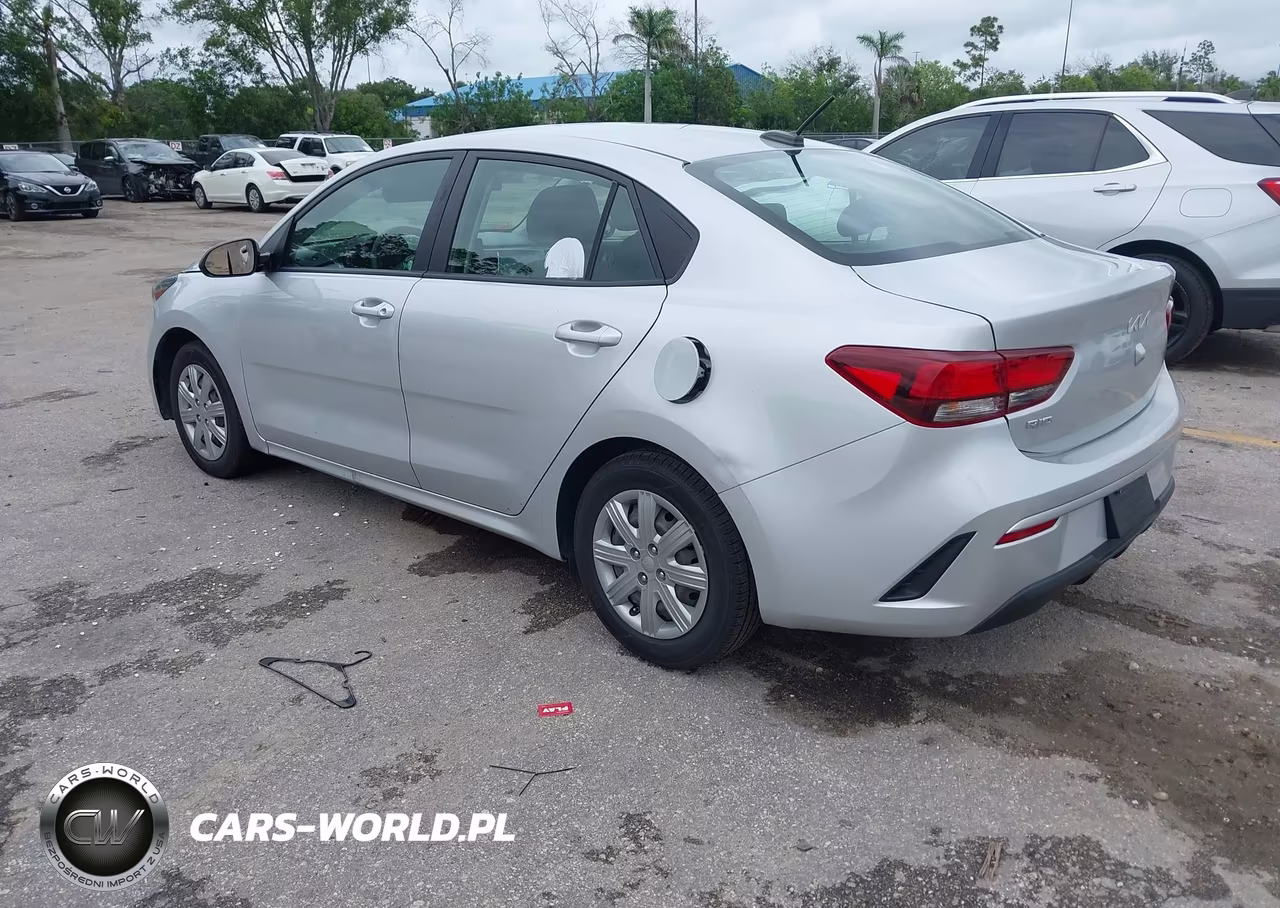 2022 Kia Rio S VIN:3KPA24AD4NE435092 - 3